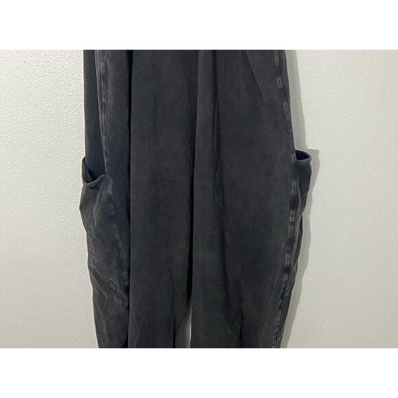 Free People Movement Hot Shot One Piece Jumpsuit In Washed Black Size Large - Picture 8 of 13